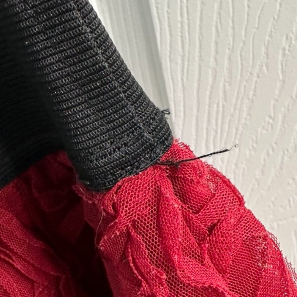 Stoosh Textured Red Skirt - Picture 3 of 9